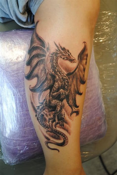 dragon tattoo designs for legs